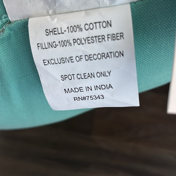 Bunny Shape Pastel Quilted Pom Pom trim throw decor pillow,Easter,Spring,rabbit - Picture 8 of 8